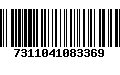 Código de Barras 7311041083369