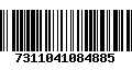 Código de Barras 7311041084885