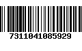 Código de Barras 7311041085929