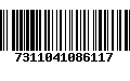 Código de Barras 7311041086117