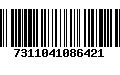 Código de Barras 7311041086421