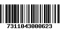 Código de Barras 7311043000623