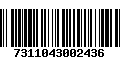 Código de Barras 7311043002436