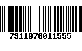 Código de Barras 7311070011555