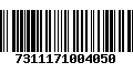 Código de Barras 7311171004050