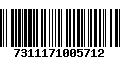 Código de Barras 7311171005712