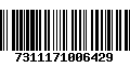 Código de Barras 7311171006429