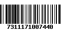 Código de Barras 7311171007440