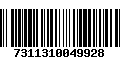 Código de Barras 7311310049928