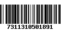 Código de Barras 7311310501891