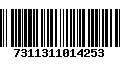 Código de Barras 7311311014253