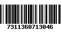 Código de Barras 7311360713046