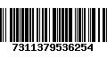 Código de Barras 7311379536254