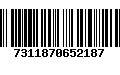 Código de Barras 7311870652187