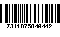 Código de Barras 7311875840442