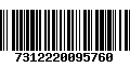 Código de Barras 7312220095760