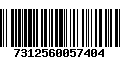 Código de Barras 7312560057404