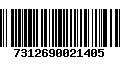 Código de Barras 7312690021405