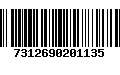 Código de Barras 7312690201135