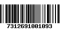 Código de Barras 7312691001093