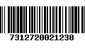 Código de Barras 7312720021238