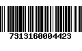 Código de Barras 7313160004423