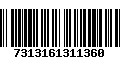 Código de Barras 7313161311360