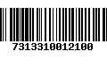 Código de Barras 7313310012100