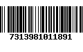 Código de Barras 7313981011891