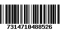 Código de Barras 7314710488526