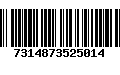 Código de Barras 7314873525014