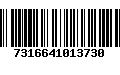 Código de Barras 7316641013730