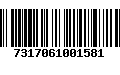 Código de Barras 7317061001581