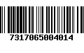 Código de Barras 7317065004014