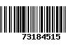 Código de Barras 73184515