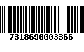 Código de Barras 7318690003366