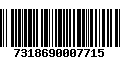 Código de Barras 7318690007715