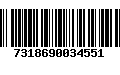 Código de Barras 7318690034551