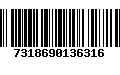 Código de Barras 7318690136316