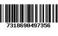 Código de Barras 7318690497356