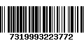 Código de Barras 7319993223772