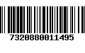 Código de Barras 7320880011495