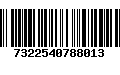 Código de Barras 7322540788013