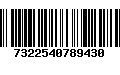 Código de Barras 7322540789430