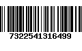 Código de Barras 7322541316499