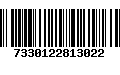 Código de Barras 7330122813022