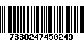 Código de Barras 7330247450249