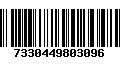 Código de Barras 7330449803096