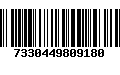 Código de Barras 7330449809180