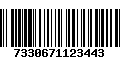 Código de Barras 7330671123443